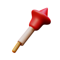 fuegos artificiales 3d icono ilustración png