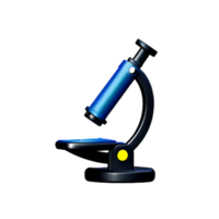 microscopio 3d médico y cuidado de la salud icono png
