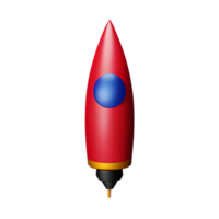 christmas 3d fireworks rocket illustration png