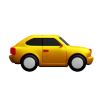 voiture 3d illustration icône png