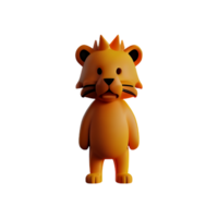 Lion 3d icône illustration png