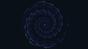 Abstract vortex spiral different color round background in dark blue. This creative style background will make your project more stunning and interesting. vector