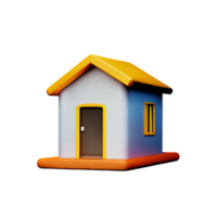 house 3d icon illustration png