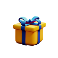 gift 3d icon illustration png