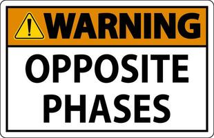 Warning Sign, Opposite Phases vector