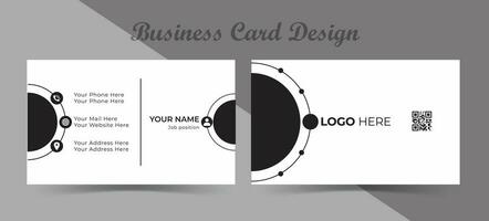 Modern Clean and Creative print business card template vector