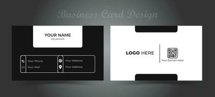 Modern Clean and Creative print business card template vector