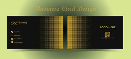 professional business card design with pattern background. vector