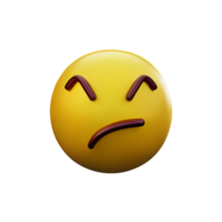 emoji 3d le rendu icône illustration png