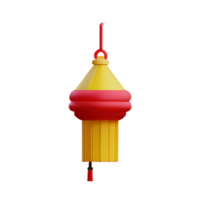 chinese new year icon firecracker 3d render png