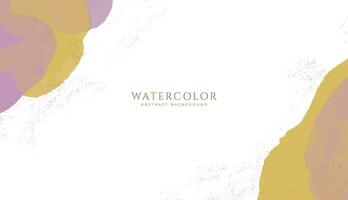 Abstract horizontal watercolor background. Neutral light colored empty space background illustration vector