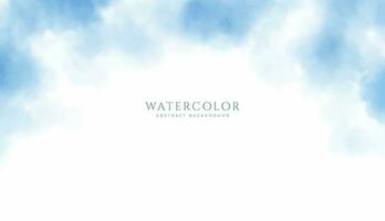 Abstract horizontal watercolor background. Neutral light colored empty space background illustration vector