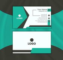 Business Card - Creative and Clean Modern Business Card Template. free Vector