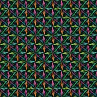 abstract colorful leaf pattern in dark background. foliage seamless vector