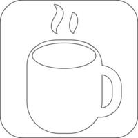 Tea mug icon for decoration and design. vector