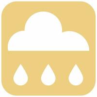 Cloud and rain icon for decoration and design. photo