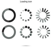 Loading icon, vector illustration.