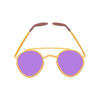 chica gafas de sol mujer dibujos animados vector ilustración