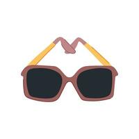 person sunglasses women cartoon vector illustration