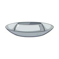 health ashtray cartoon vector illustration