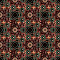 Abstract seamless flower pattern.  Repeat pattern. vector