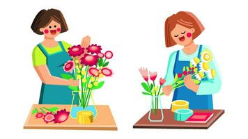 shop florist vector