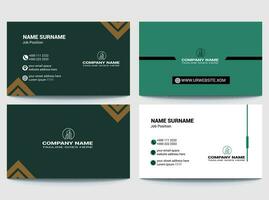 WModern and simple Minimal business card design. eb vector