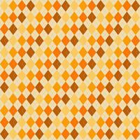 Seamless pattern in diamond geometric shape for autumn style background for decoration, paper wrap, textile vector