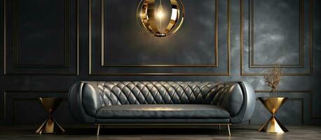 Sofa displayed in high end ing photo