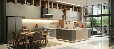Bekasi s contemporary kitchen set design photo