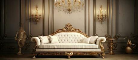 Sofa displayed in high end ing photo