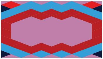Geometric pattern with colorful elements. Seamless abstract background. There is a place to write sentences in the middle of the background vector