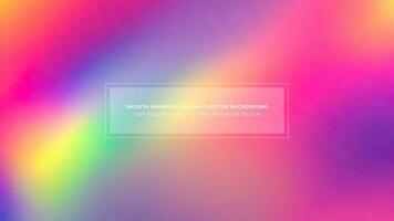 Simple Rainbow Gradient Color Abstract Vector Background