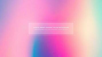 Simple Trendy And Soft Gradient Color Vector Background