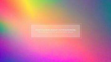 Simple Rainbow Gradient Color Abstract Vector Background