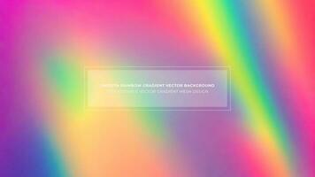 Simple Rainbow Gradient Color Abstract Vector Background