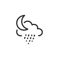 simple icons natural weather and sky weather conditions vector