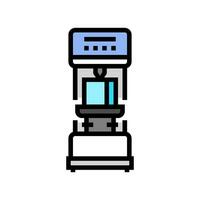 hardness testing materials engineering color icon vector illustration