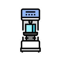 hardness testing materials engineering color icon vector illustration