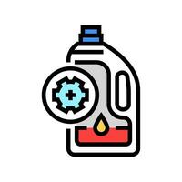 oil change car mechanic color icon vector illustration