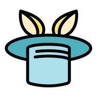 Fun rabbit icon vector flat