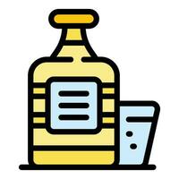 Krakow drink bottle icon vector flat