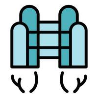 Development jetpack icon vector flat