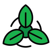 Plant care icon vector flat