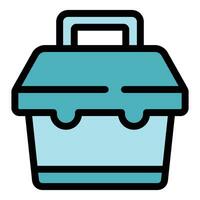 Pliers toolbox icon vector flat