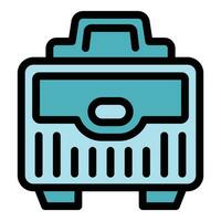 Improvement toolbox icon vector flat