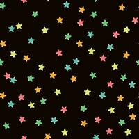 Vector modern colorful seamless background with star shape. Use it for wallpaper, textile print, pattern fills, web page, surface textures, wrapping paper, design of presentation