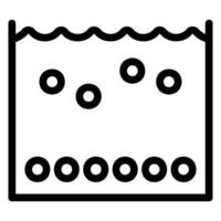 sedimentation line icon vector