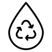 save water line icon vector