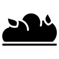 manure glyph icon vector